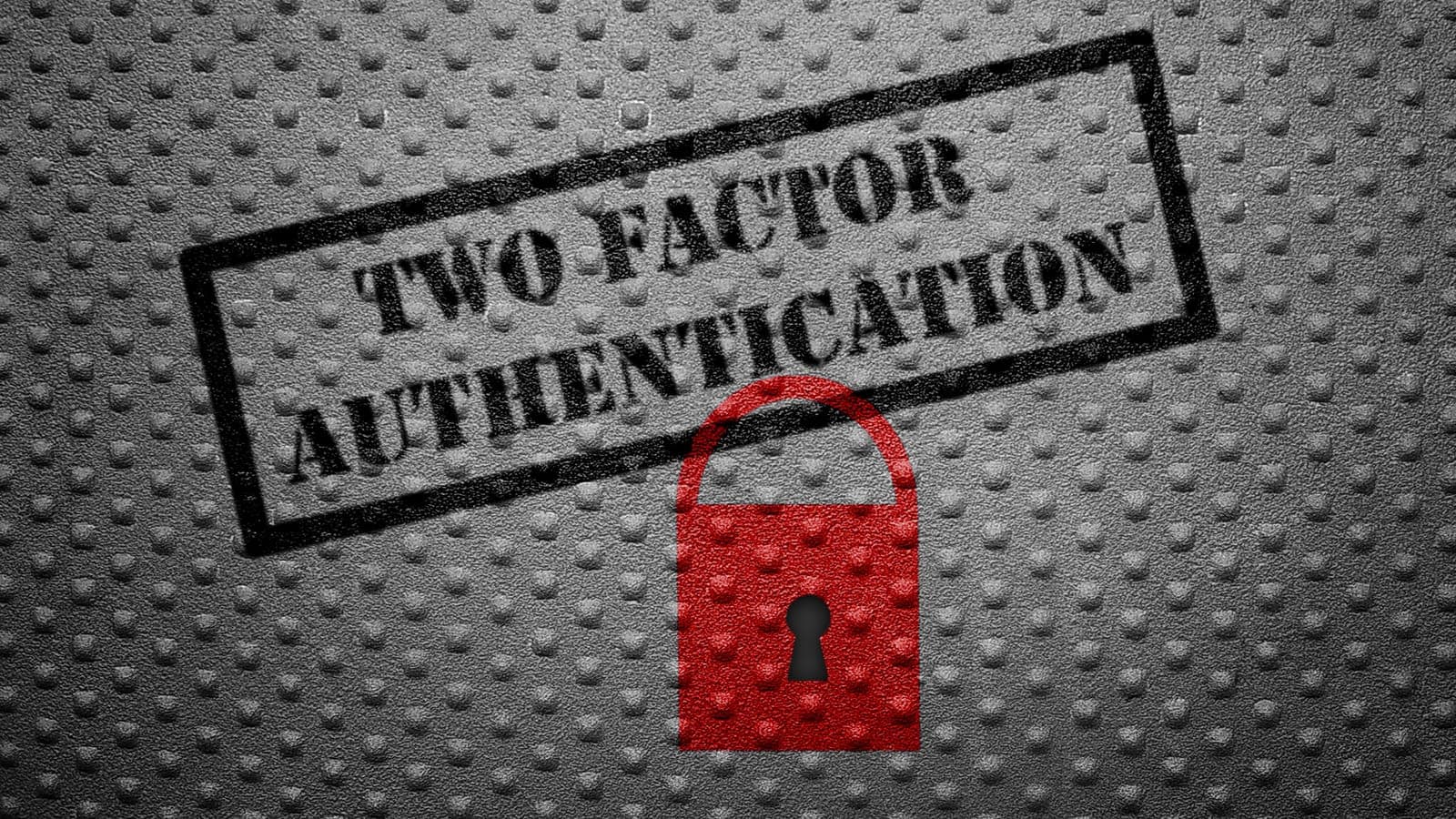 Two-factor authentication prompt protecting a business account