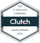 Top IT Services Company — Clutch, 2023 Top IT Services Company in Saudi Arabia — Clutch, 2023