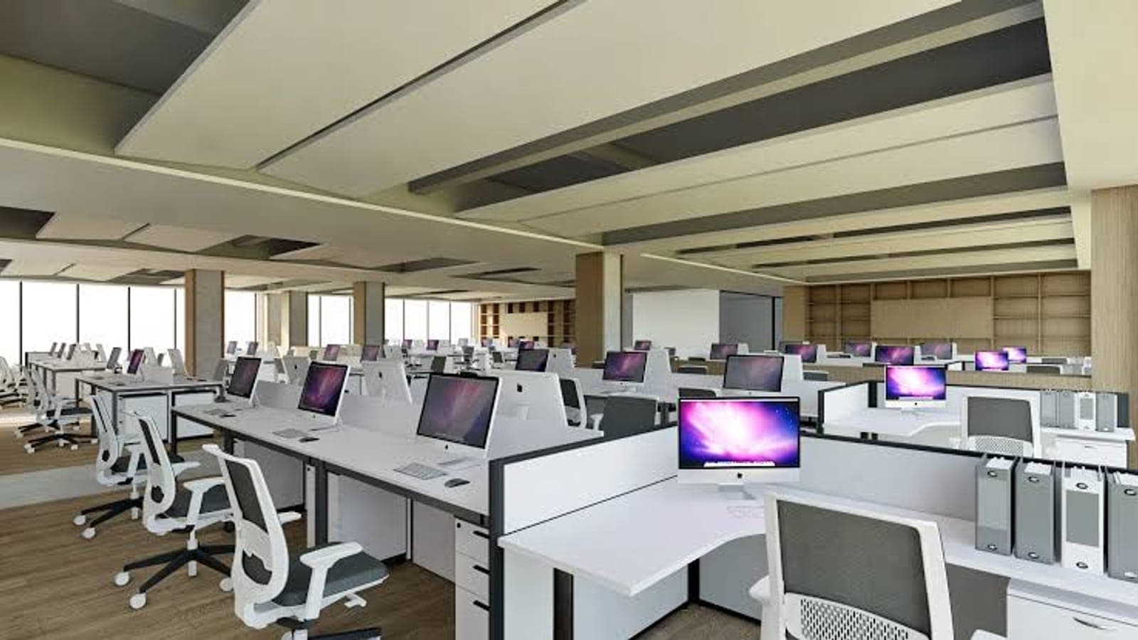 Open-plan office of a growing Saudi business